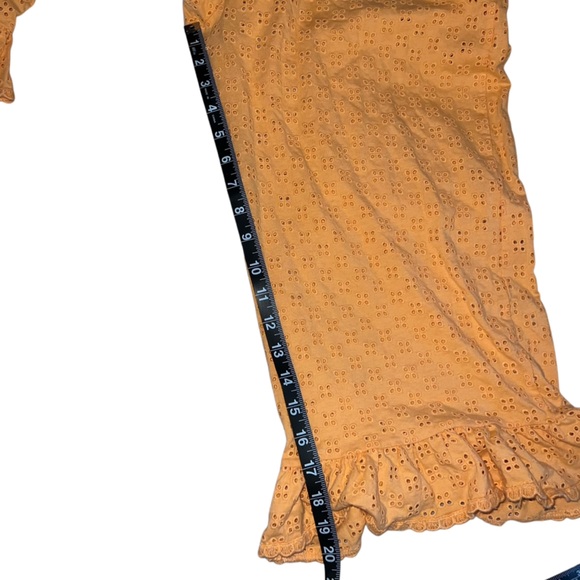 ASOS Orange Ruffle Hem Pants - Picture 15 of 16